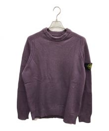 STONE ISLAND（ストーンアイランド）の古着「ワッペン付ベーシックニット」｜パープル