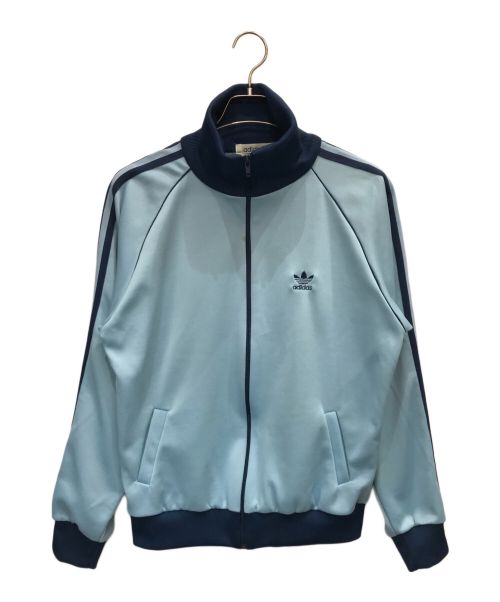 adidas（アディダス）adidas (アディダス) 80’Sトラックジャケット スカイブルー サイズ:表記なし(L相当)の古着・服飾アイテム