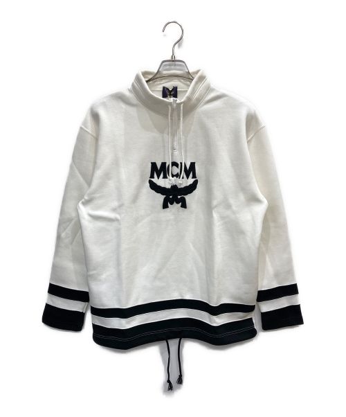 MCM（エムシーエム）MCM (エムシーエム) スウェット ホワイト サイズ:Lの古着・服飾アイテム