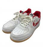 NIKEナイキ）の古着「AIR FORCE 1 LOW BY YOU」｜ホワイト×レッド