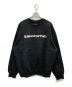 thisisneverthatディスイズネバーザット）の古着「Logo Crewneck」｜ブラック