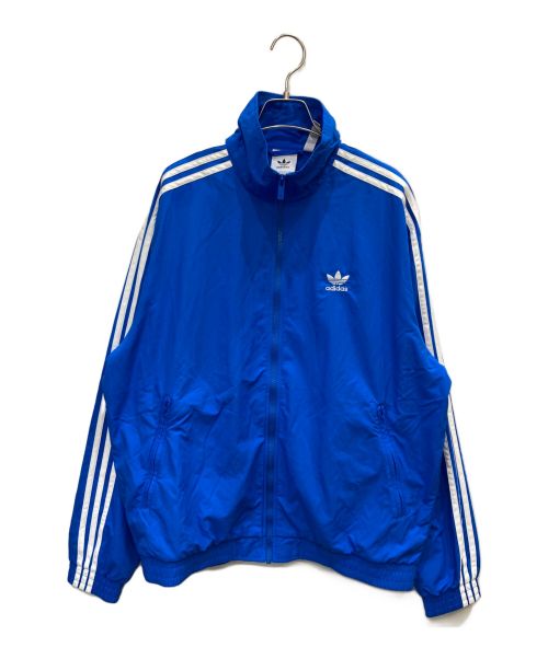 adidas（アディダス）adidas (アディダス) アディカラー ウーブン ファイヤーバード トラックトップ ブルー サイズ:XLの古着・服飾アイテム