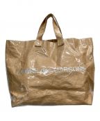 COMME des GARCONSコムデギャルソン）の古着「PVC KRAFT PAPER BAG」｜ベージュ