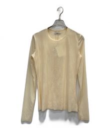 CLANE（クラネ）の古着「SHEER MESH CREW NECK TOPS」｜アイボリー