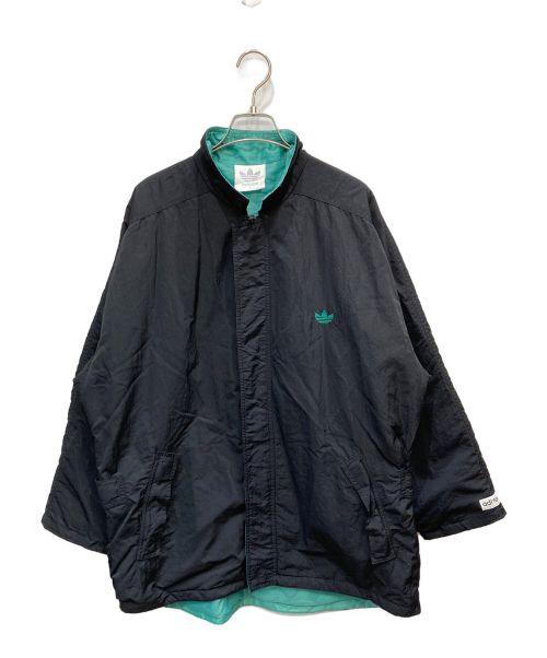 adidas（アディダス）adidas (アディダス) ジャケット ブラック×シルバー サイズ:US XS（M）の古着・服飾アイテム