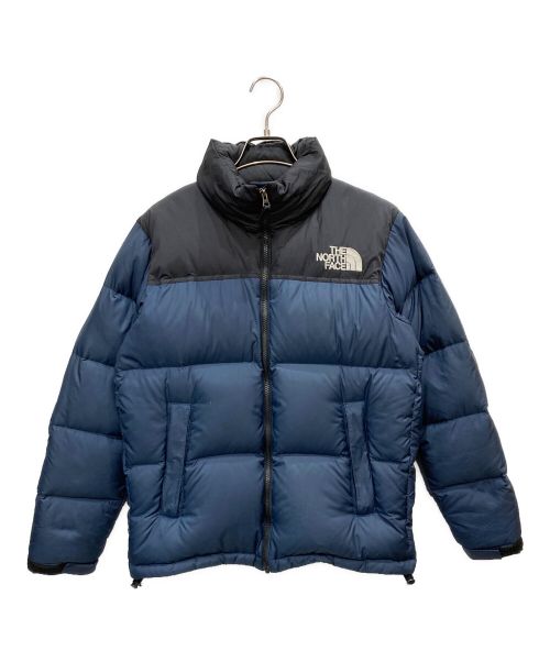 THE NORTH FACE（ザ ノース フェイス）THE NORTH FACE (ザ ノース フェイス) NUPTSE JACKET ネイビー×ブラック サイズ:Sの古着・服飾アイテム