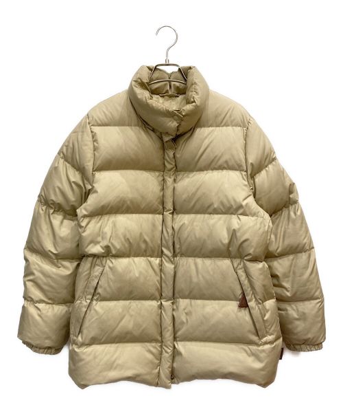 MONCLER（モンクレール）MONCLER (モンクレール) ダウンジャケット ベージュの古着・服飾アイテム