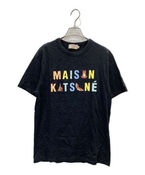 maison kitsune（メゾンキツネ）maison kitsune (メゾンキツネ) Tシャツ ブラック サイズ:Mの古着・服飾アイテム