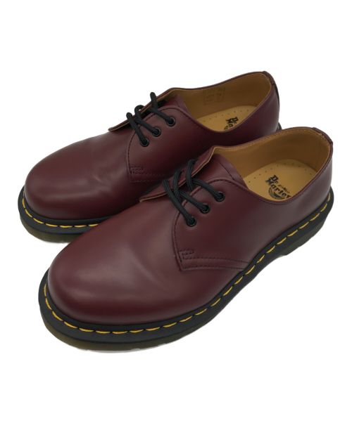 Dr.Martens（ドクターマーチン）Dr.Martens (ドクターマーチン) 3ホールシューズ レッド サイズ:24の古着・服飾アイテム