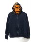 A BATHING APE（アベイシングエイプ）の古着「SHARK FULL ZIP HOODIE」｜ネイビー