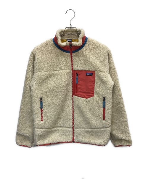 Patagonia（パタゴニア）Patagonia (パタゴニア) Ks RETRO-X JACKET アイボリー サイズ:XXL（16-18）の古着・服飾アイテム