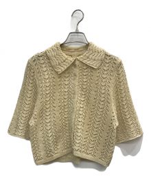 TODAYFUL（トゥデイフル）の古着「Lace Knit Shirts」｜アイボリー