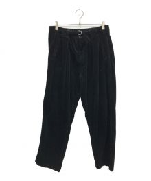 POST O'ALLS（ポストオーバーオールズ）の古着「widewale cords black」｜ブラック