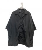 N.HOOLYWOODエヌ ハリウッド）の古着「COMPILE HALF SLEEVE BIG SHIRT」｜ブラック