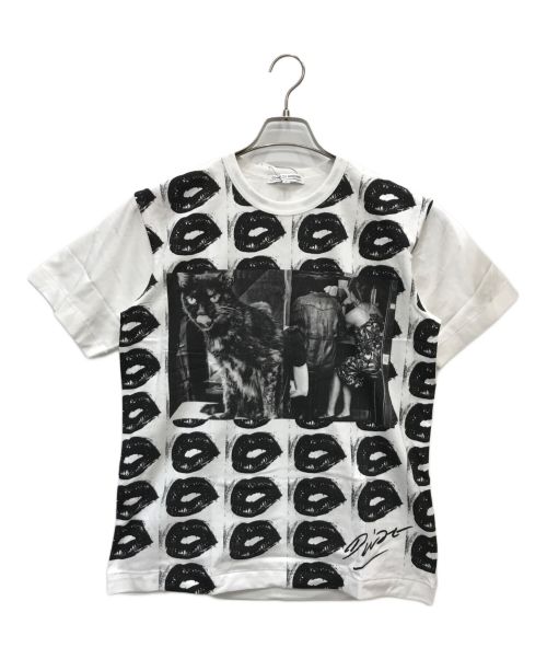 COMME des GARCONS（コムデギャルソン）COMME des GARCONS (コムデギャルソン) コラボフォトプリントTシャツ ホワイト サイズ:L 未使用品の古着・服飾アイテム