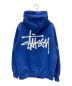 stussy (ステューシー) ジップパーカー ブルー サイズ:S：5000円