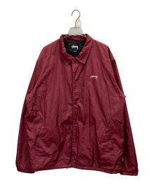 stussy（ステューシー）の古着「コーチジャケット」｜レッド