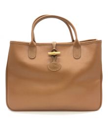 LONGCHAMP（ロンシャン）の古着「ロゾトートバッグ」｜ブラウン