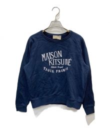 maison kitsune（メゾンキツネ）の古着「ロゴスウェット」｜ネイビー