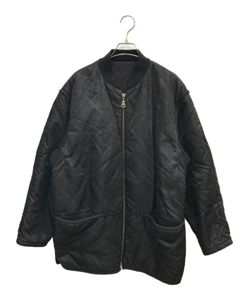 USED（ユーズド）USED (ユーズド) 2WAYキルティングジャケット ブラック サイズ:表記なしの古着・服飾アイテム