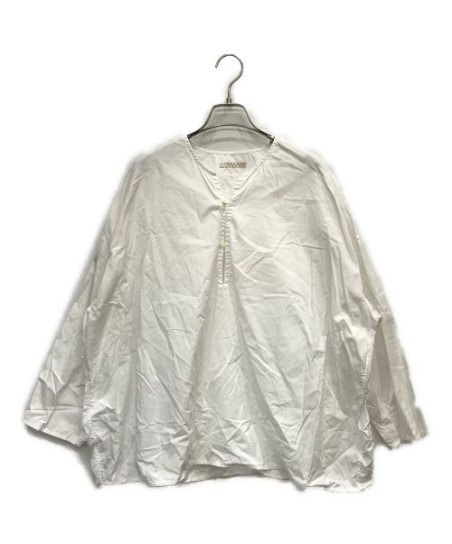 Plage（プラージュ）Plage (プラージュ) SUPIMA COTTON オーバーサイズシャツ ホワイト サイズ:FREEの古着・服飾アイテム