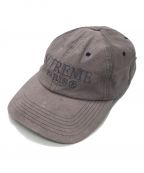 SUPREMEシュプリーム）の古着「Suede 6-Panel Cap PARIS」｜グレー