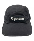 SUPREMEシュプリーム）の古着「Washed chino twill camp cap」｜ブラック