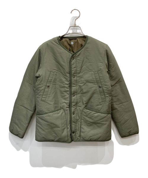 DESCENTE（デサント）DESCENTE (デサント) LIGHT PUFF CARDIGAN JACKET グリーン サイズ:XS 未使用品の古着・服飾アイテム