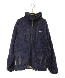 SSZ（エスエスズィー）の古着「JACQUARD FLEECE」｜パープル