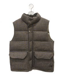 THE NORTHFACE PURPLELABEL×Harris Tweed（ザ・ノースフェイス パープルレーベル×ハリスツイード）の古着「Harris Tweed Sierra Vest」｜ブラウン