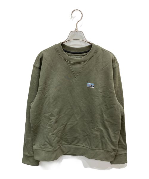 Patagonia（パタゴニア）Patagonia (パタゴニア) デイリー・クルーネック・スウェットシャツ オリーブ サイズ:Sの古着・服飾アイテム