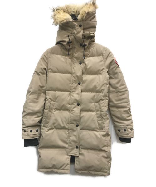 CANADA GOOSE（カナダグース）CANADA GOOSE (カナダグース) ダウンコート ベージュ サイズ:ｓの古着・服飾アイテム