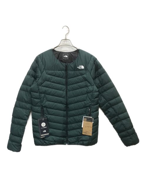 THE NORTH FACE（ザ ノース フェイス）THE NORTH FACE (ザ ノース フェイス) サンダーラウンドネックダウンジャケット ダークセージグリーン サイズ:L 未使用品の古着・服飾アイテム