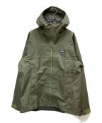 Patagoniaパタゴニア）の古着「Boulder Fork RainJacket」｜オリーブ