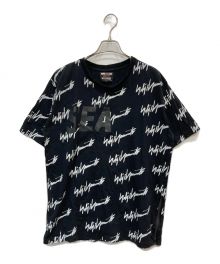 WIND AND SEA×WILDSIDE YOHJI YAMAMOTO（ウィンド アンド シー×ワイルドサイド ヨウジ ヤマモト）の古着「Monogram Print T-shirt」｜ブラック