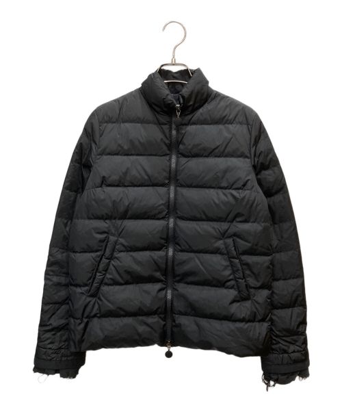 MONCLER（モンクレール）MONCLER (モンクレール) sacai (サカイ) 袖フリルダウンジャケット ブラック サイズ:1の古着・服飾アイテム