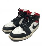 NIKEナイキ）の古着「Air Jordan 1 Mid」｜ホワイト×ブラック