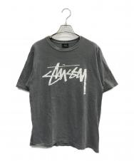 stussy (ステューシー) プリントTシャツ グレー サイズ:M