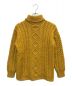 GUERNSEY WOOLLENS (ガンジーウーレンズ) ケーブルニット イエロー サイズ:S：5000円