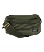 PORTERポーター）の古着「FORCE 2WAY WAIST BAG」｜オリーブ