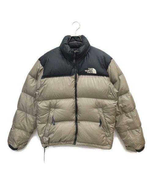 THE NORTH FACE（ザ ノース フェイス）THE NORTH FACE (ザ ノース フェイス) ヌプシダウンジャケット ブラウン×ブラック サイズ:Mの古着・服飾アイテム