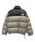 THE NORTH FACE (ザ ノース フェイス) ヌプシダウンジャケット ブラウン×ブラック サイズ:M：17000円