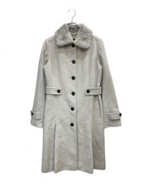 BURBERRY（バーバリー）の古着「ラビットファーコート」｜グレー