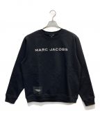 MARC JACOBSマークジェイコブス）の古着「ロゴ刺繍スウェット」｜ブラック