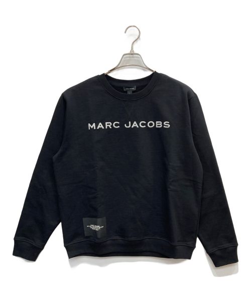 MARC JACOBS（マークジェイコブス）MARC JACOBS (マークジェイコブス) ロゴ刺繍スウェット ブラック サイズ:L 未使用品の古着・服飾アイテム