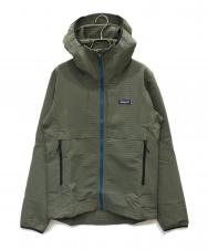 Patagonia (パタゴニア) R1 テックフェイス・フーディ グリーン サイズ:S