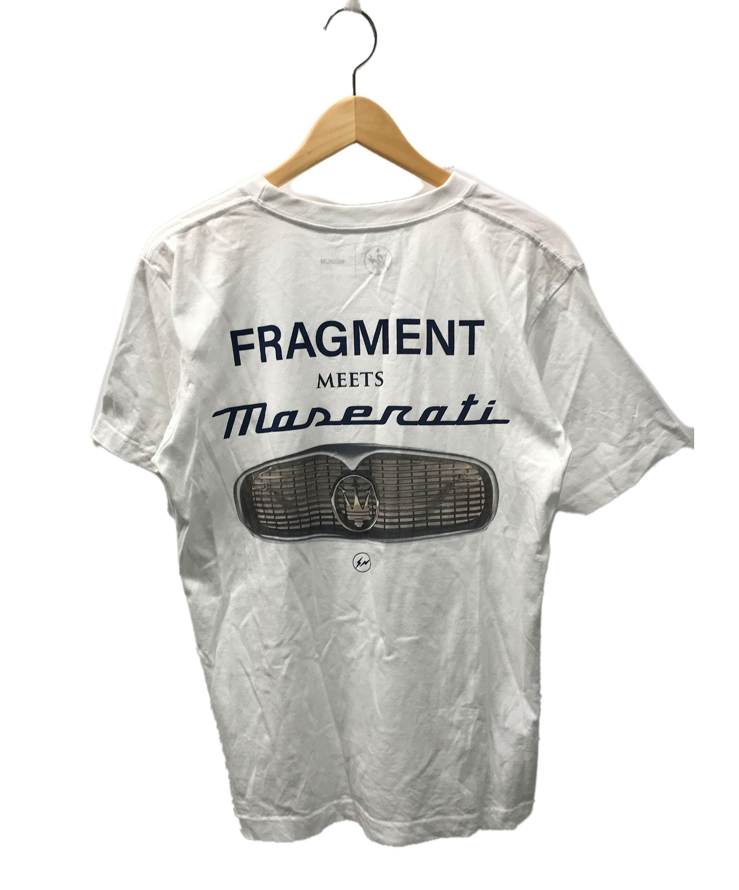 中古 古着通販 Fragment Design Maserati フラグメント デザイン マセラティ プリントtシャツ ホワイト サイズ M ブランド 古着通販 トレファク公式 Trefac Fashion