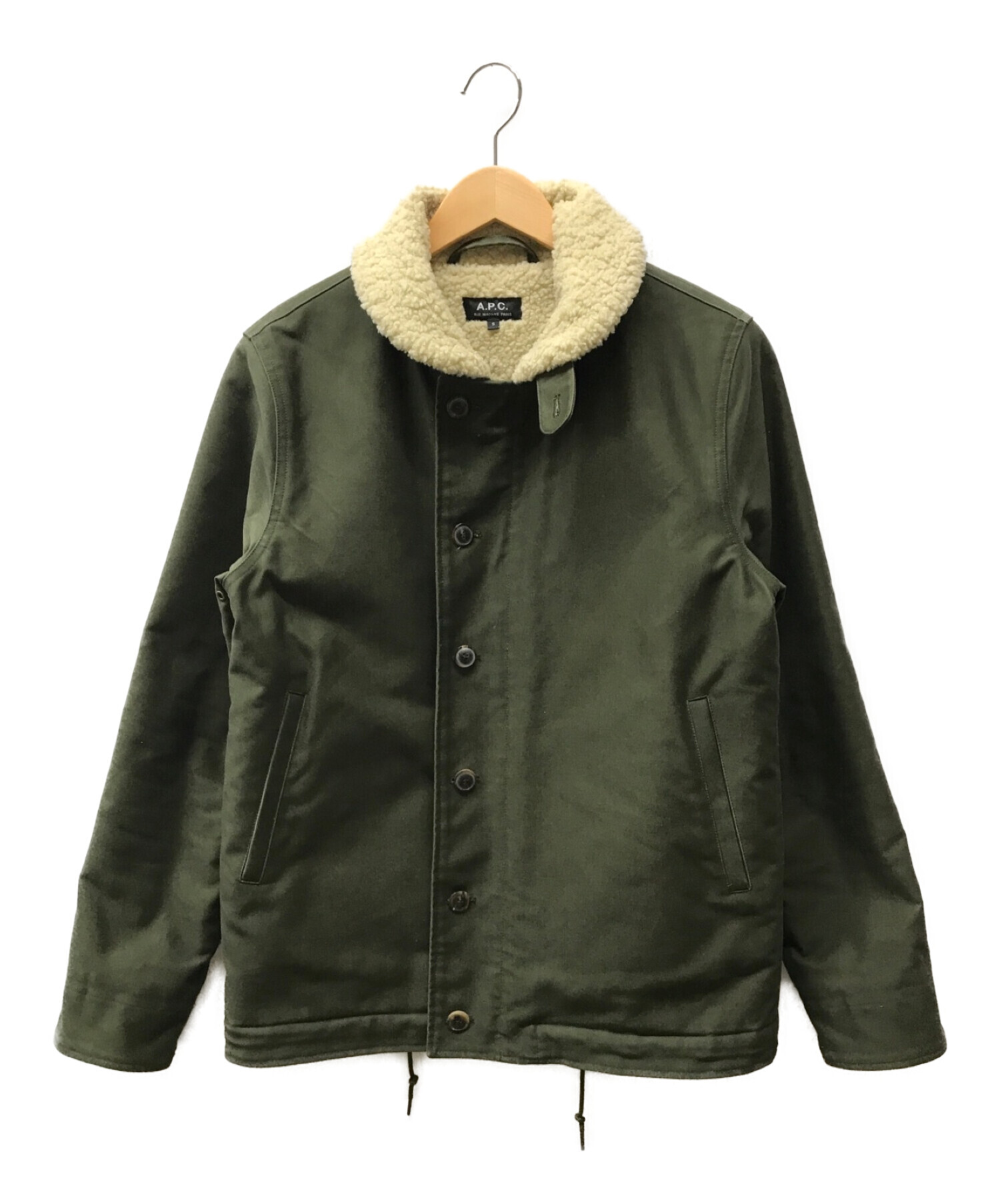 A.P.C. アーペーセー ミリタリージャケット 美品 デッキジャケットXS