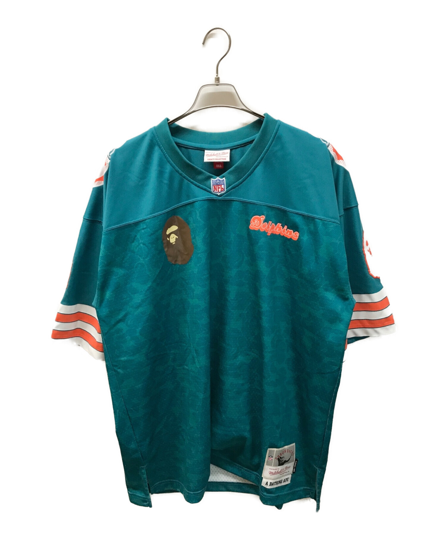 Bape x Mitchell & Ness NFL Miami Dolphins Legacy Jersey Green