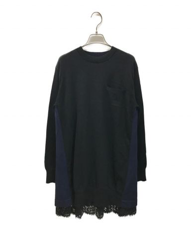 【中古・古着通販】sacai (サカイ) コットンニットドレス ワンピース